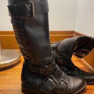 Lucky Brand Black Knee High Boots